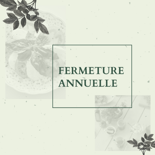 Fermeture annuelle